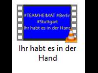 Ihr habt es in der hand