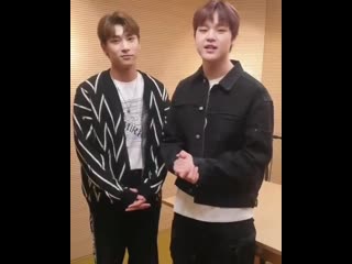 201126 hangyul and dohyon @ tenasia instagram