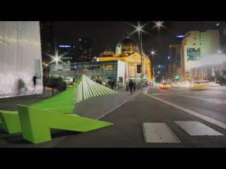 Интересная стопмоушен инсталляция möbius