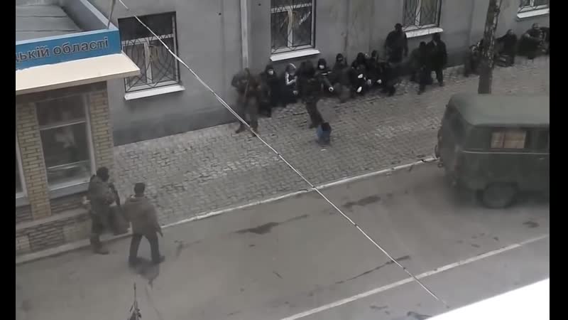 Захоплення райвідділу міліції в слов'янську