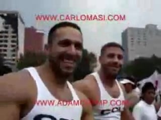 Carlo masi and adam champ gay pride mexico