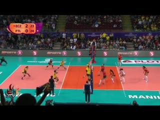 Great rally between eczacibasi vitra and psl manila filipino fans are amazing ᴴᴰ ®