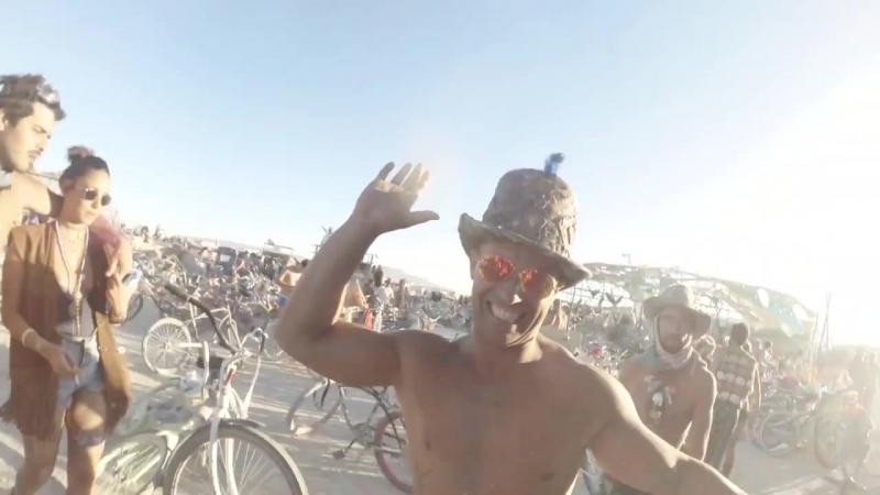 Дрон упавший на фестивале burningman