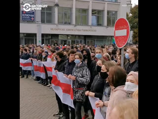 Студенты массово вышли на протесты в беларуси