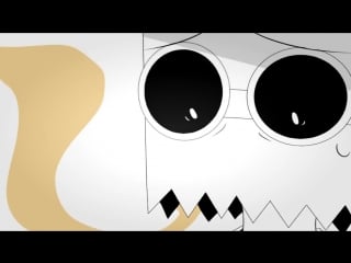 Villainous meme (paperhat) human leather shoes animation