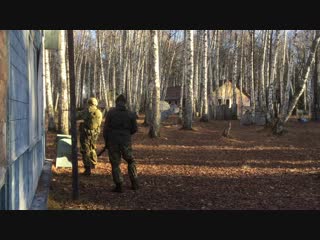 Момент с страйкбол гранатой tag