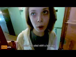 The neighbor offered a blowjob porn sex Russian 