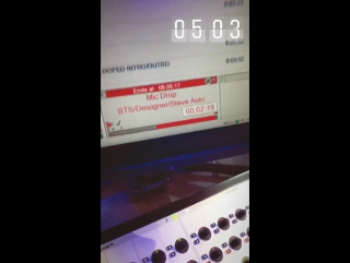 Mic drop remix going off this morning on bbcr1