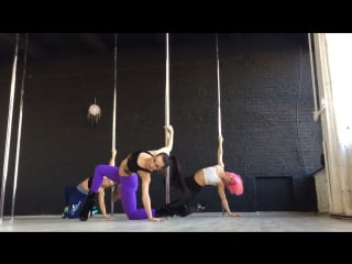 Daria chebotova, kristina dumanskaya, yvonne smink pole exotic