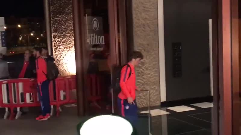 Los atléticos ya están concentrados antes del derbi vuelven godín, saúl y lucas costa y koke aún no están listos pero entran