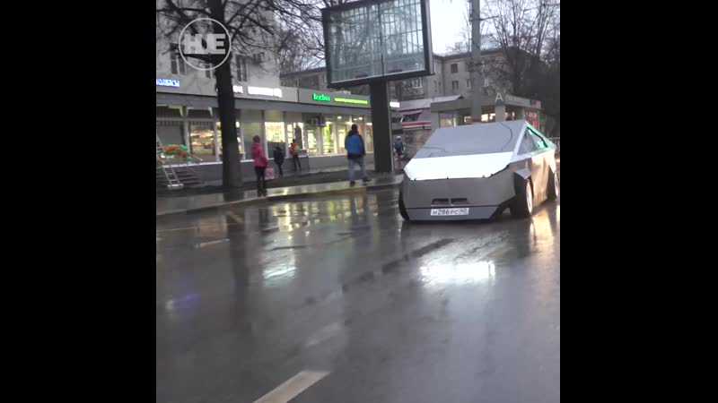 В москве уже катается первый tesla cybertruck
