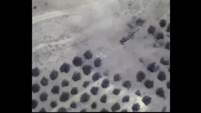 Уничтожение позиций боевиков иг авиаударами с рф в провинции хама #1