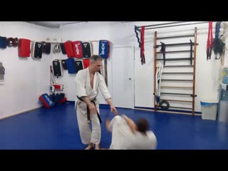 Yokemen uchi shiho nage irimi