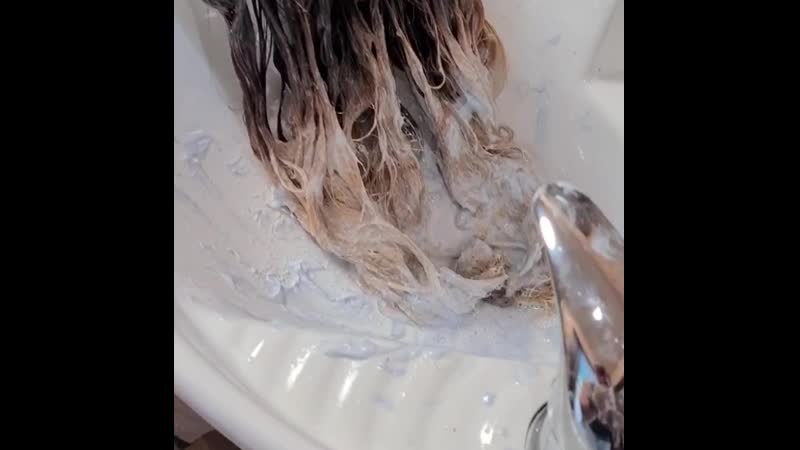 Осветление +растяжка корней +тон