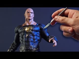 Sculpting black adam dc comics (timelapse)