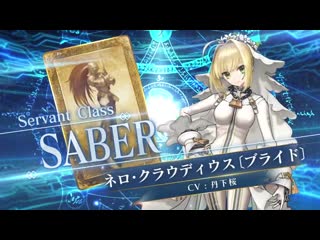 Nero claudius (bride) saber fate/grand order arcade