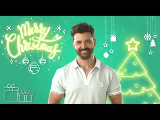 Hrithik is wishing merry christmas ️ courtesy @indiatreeview merryxmas hrithikroshan