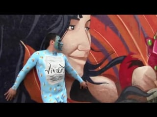 Corpore numen sesión body paint homenaje a van gogh (final)