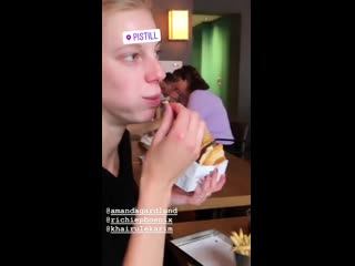 Erika linder w/ rebecka via ig story