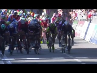 (español) giro d'italia 2017; tappa 5 pedara messina 159 km 10 may; fernando gaviria