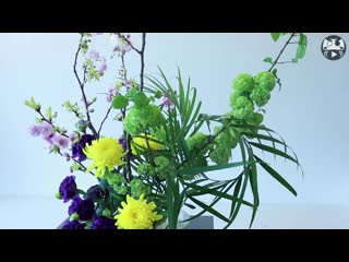 Japanese flower arrangement kado sogetsu akasaka