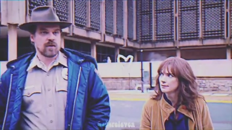Joyce byers x jim hopper » ` stranger things vine