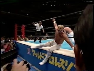 Njpw 11/22/1992 wrestling scramble 1992 battle zone space i