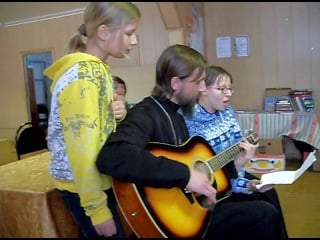 Выступление о владимира и м марии на дне православной книги в селе миголощи 13 марта 2013 г