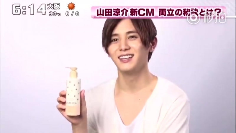 Yamada ryosuke kose cosmeport lachesca milk cream cleanse cm + making
