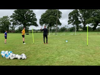 Shooting drills improve in front of goal training121