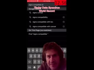 Tinder speedrun