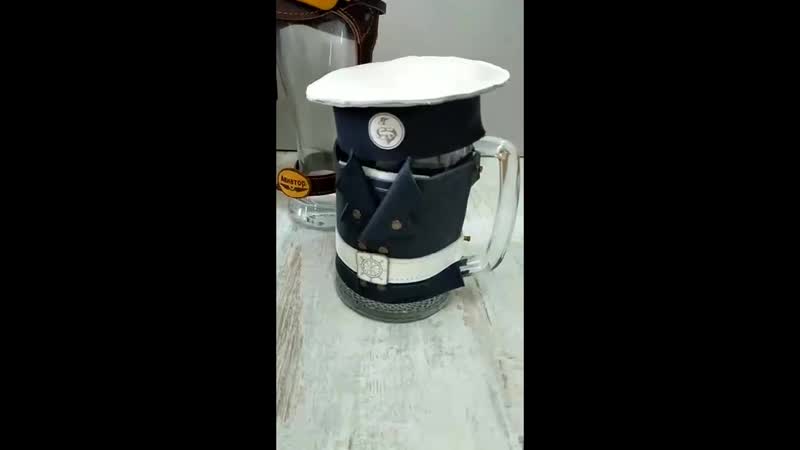 Подарочные бокалы в коже