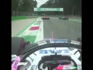 A lively start to checo and k mags race italiangp f1