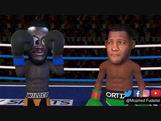 Deontay wilder vs luis ortiz highlights! (3d анимация)