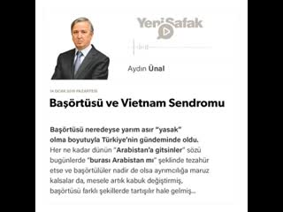 Aydın ünal başörtüsü ve vietnam