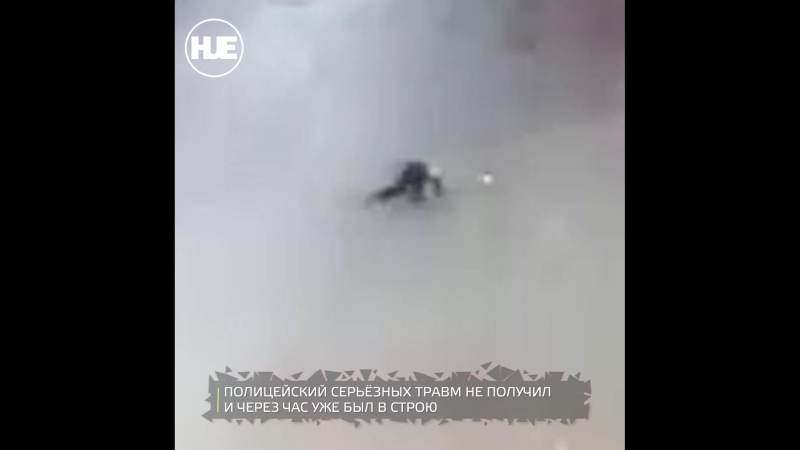 Мотоциклист сбил инспектора дпс