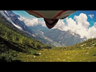 The cheese grater line wingsuit aiguille du midi chamonix nathan j jones (only video)