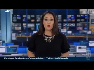 Abc newsreader natasha exelby misses her cue on live tv – video blooper