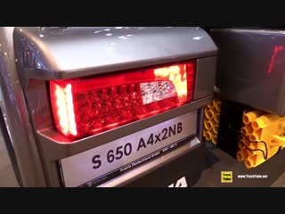 2019 scania s650 a4x2 650hp 16l v8 tractor exterior and interior walkaround 2018 iaa hannover