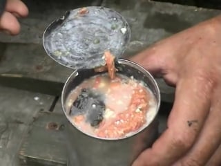 Дегустация консервов 70летней давности из пакета н з летчика истребителя