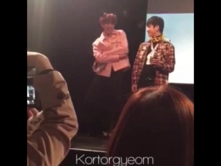 [fancam] 160407 югём и джуниор @ sangnam fansign