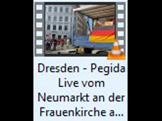 Dresden pegida live vom neumarkt an der frauenkirche am