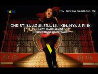 Christina aguilera faet lil' kim and mya & pink lady marmalade (viva the final countdown 2001)