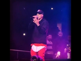 January 24 another fan taken video of justin performing with j balvin at calibash in los angeles, california