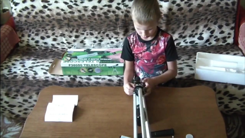 Молодые телескоп сборка телескопа