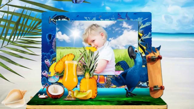 Бесплатный проект proshow producer книжка раскладушка рио