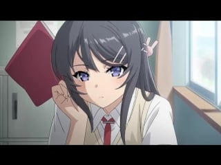 [ss] этот глупый свин не понимает мечту девочки зайки / seishun buta yarou wa bunny girl senpai no yume wo minai pv1 rus