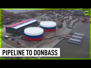 First pumping station for water pipeline to donbass launches