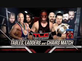 (wwe mania) tlc 2017the shield vs braun strowman kane the miz cesaro & sheamus tables, ladders & chairs 5 on 3 handicap match