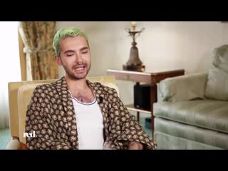 Bill kaulitz in pro7 red report photoshoot for glamour magazine